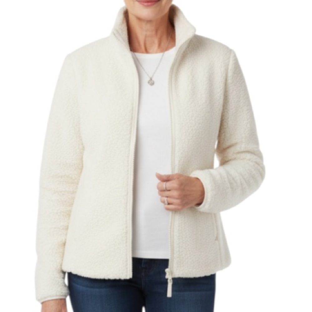 Joe Fresh Active Sherpa Zippered Sweater